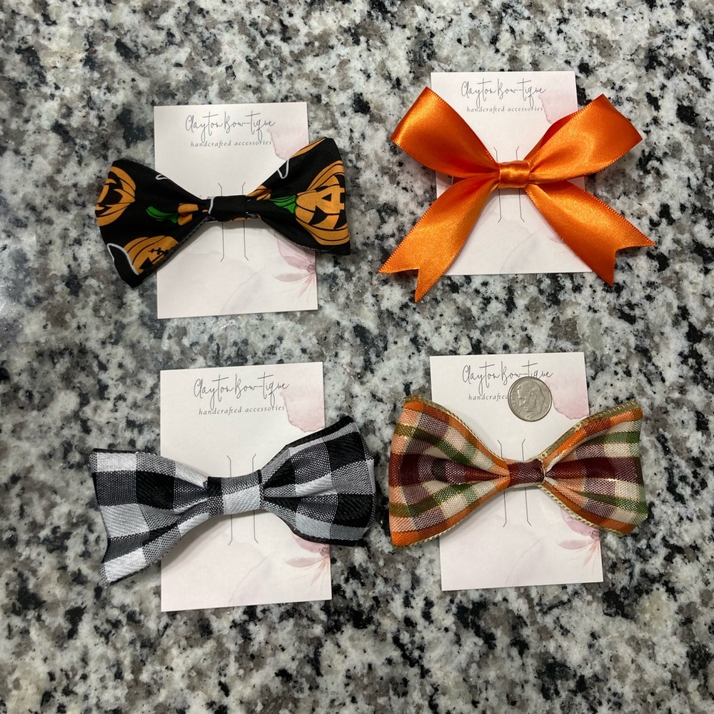 Fall theme HAIR BOWS